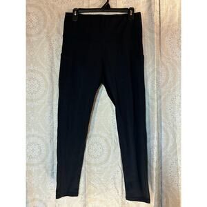 Women’s Lined Thick Warm Leggings Pockets Size Large